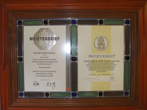 Meisterbriefe